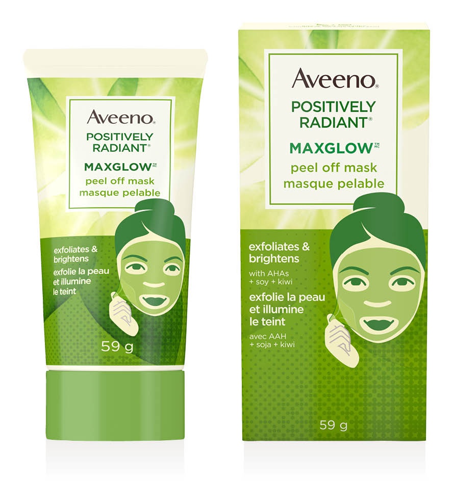 Aveeno Positively Radiant Maxglow Peel Off Mask