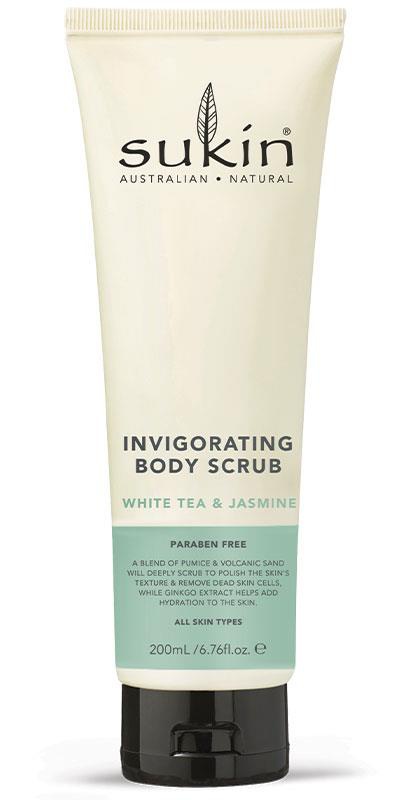 Sukin Invigorating Body Scrub | White Tea & Jasmine