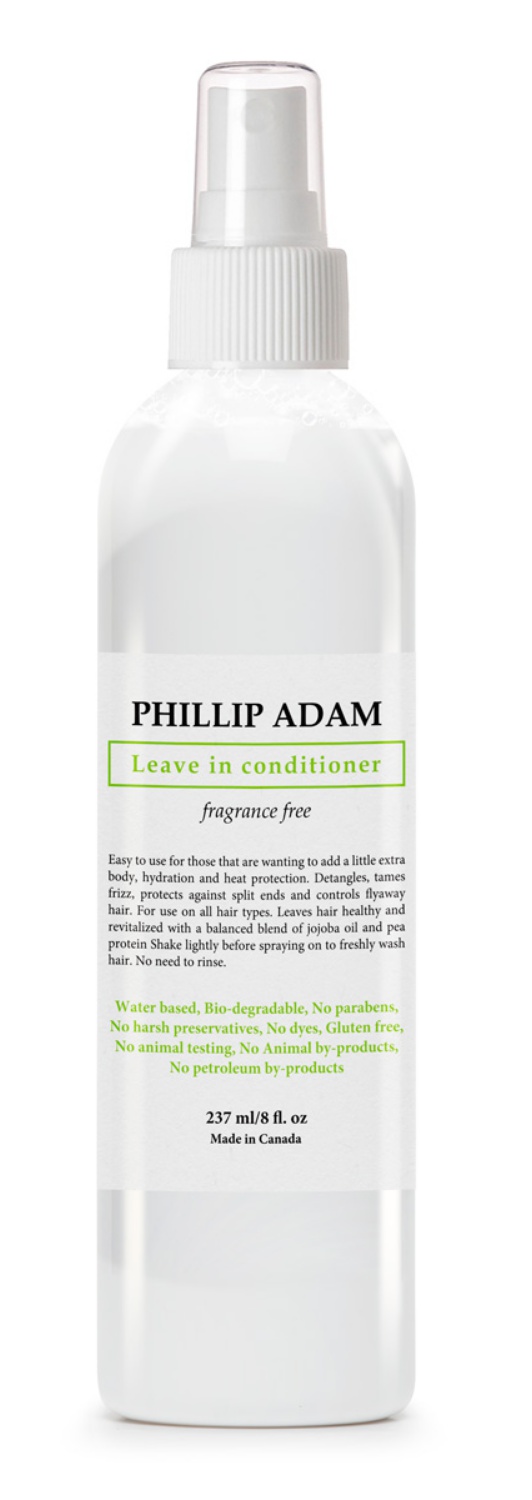 Phillip Adam Fragrance Free Leave In Conditioner Spray And Detangler