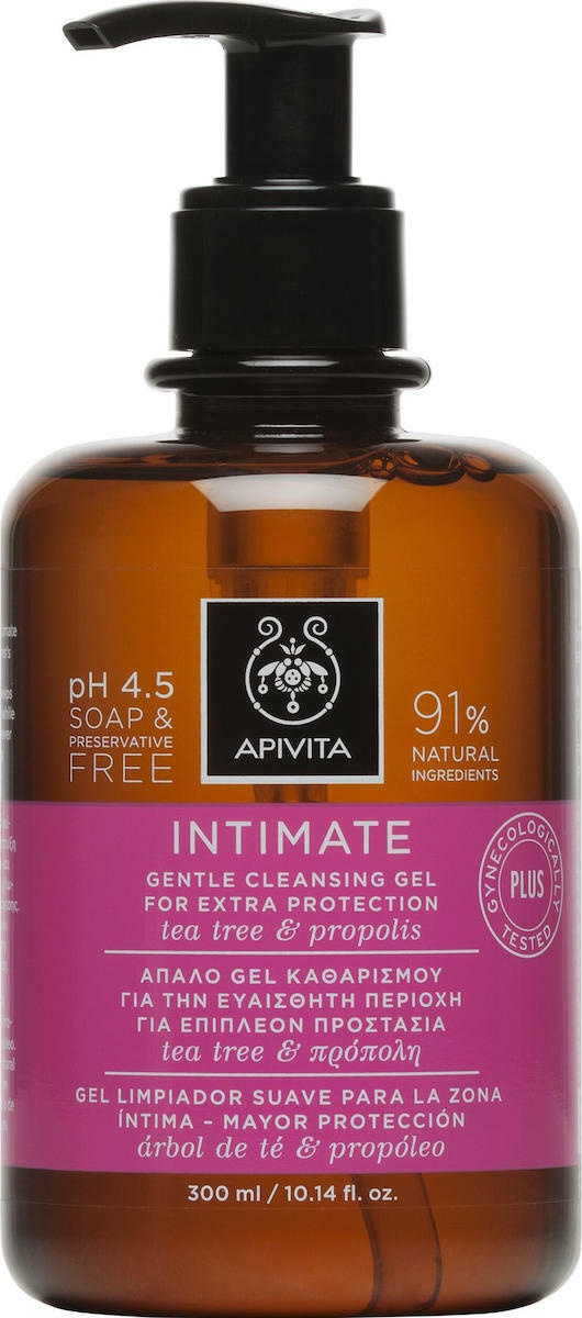 Apivita Intimate Plus Cleansing Gel Tea Tree & Propolis