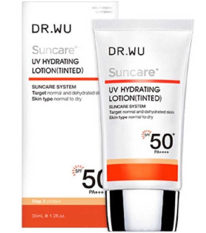 Dr. Wu Hydrating Lotion With Hyaluronic Acid (tinted) SPF50+ Pa++++