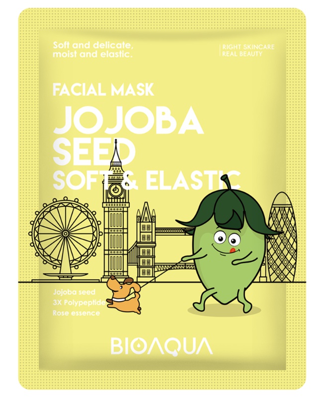 BioAqua Facial Mask Jojoba Seed Soft & Elastic