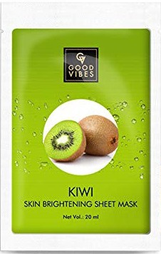 Good Vibes Skin Brightening Sheet Mask - Kiwi