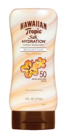 Hawaiian Tropic Hydrating Sunscreen Lotion SPF 50