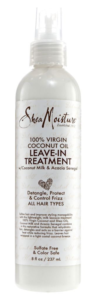 Shea Moisture 100% Virgin Coconut Oil  Leave In Conditioner With Coconut Milk