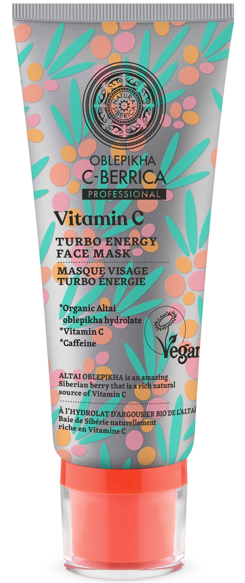 Natura Siberica Oblepikha C-Berrica Vitamin C Turbo Energy Face Mask