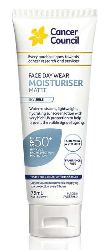 Cancer Council Spf 50+ Day Wear Face Matte Invisible