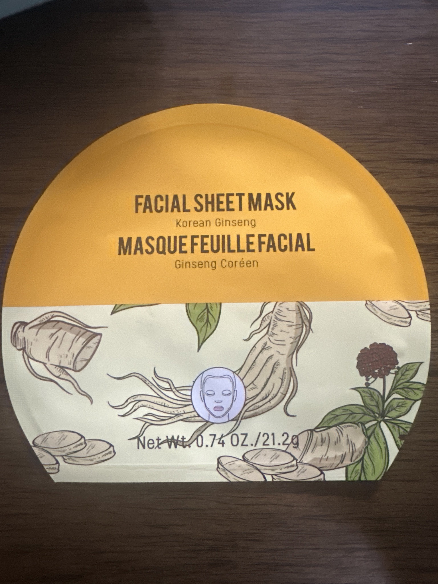 MINISO Facial Sheet Mask (korean Ginseng)