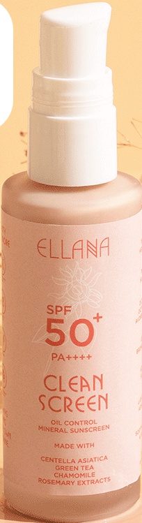 Ellana Clean Screen SPF 50+ Pa++++ Mineral Sun Protection