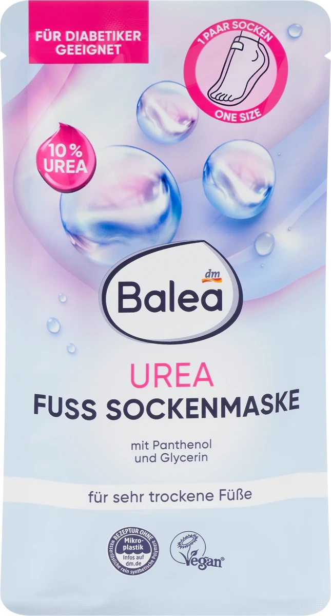 Balea Urea Fuss Sockenmaske