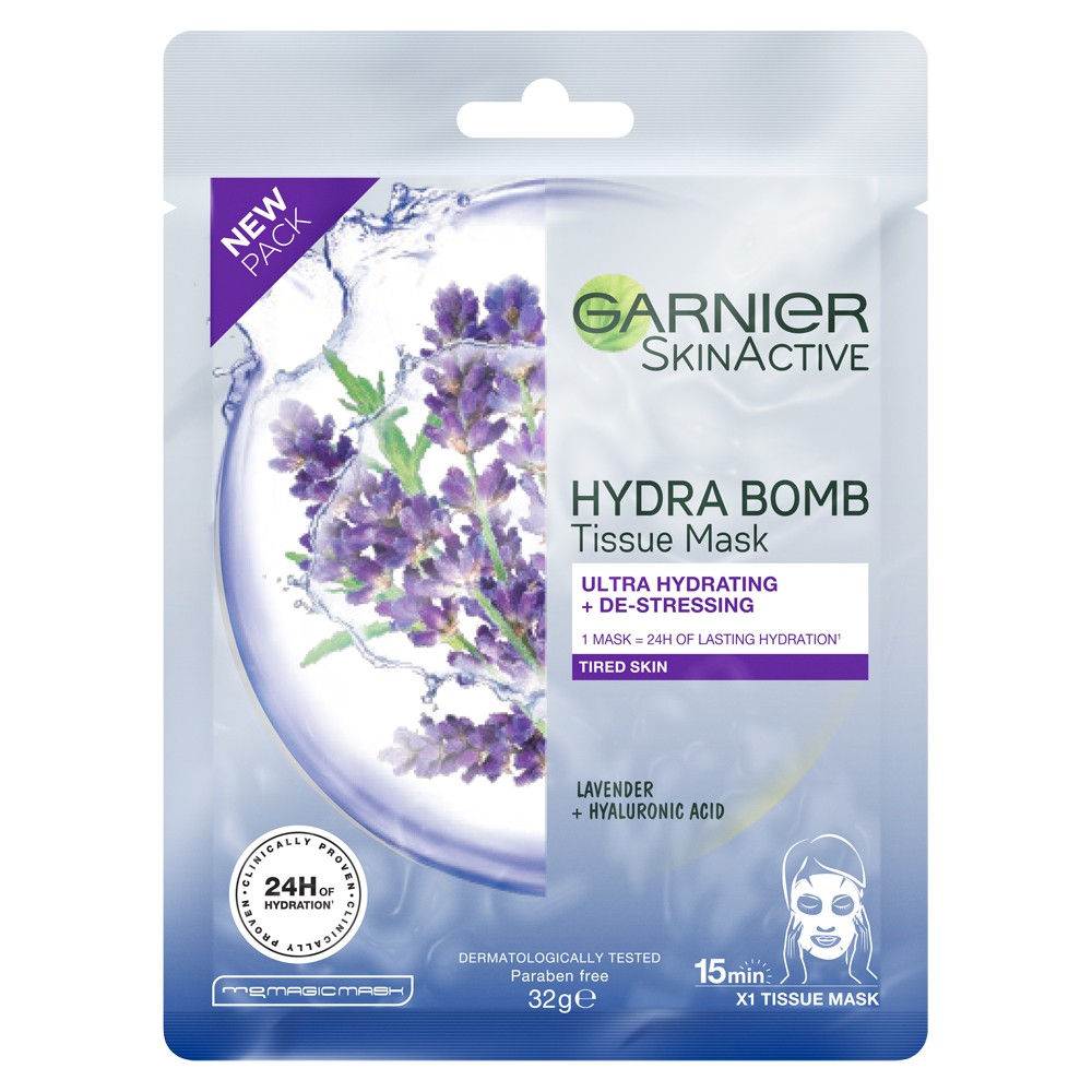 Garnier SkinActive Hydra Bomb Tissue Mask Ultra Hydrating + De-Stressing