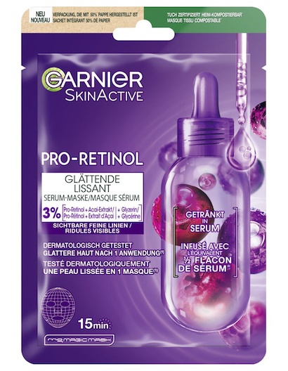 Garnier Pro-Retinol Serum-Mask