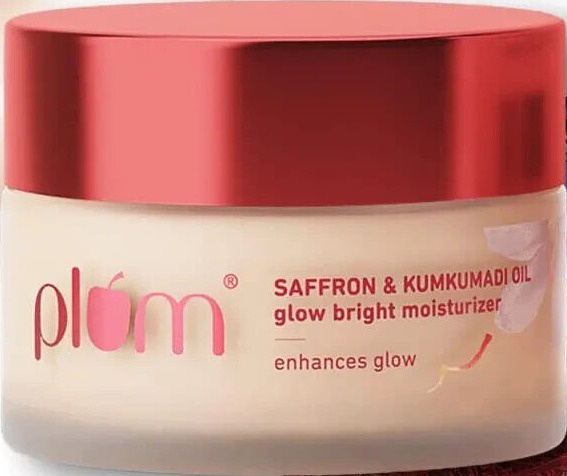 PLUM Saffron & Kumkumadi Oil Glow Bright Moisturiser With SPF 35