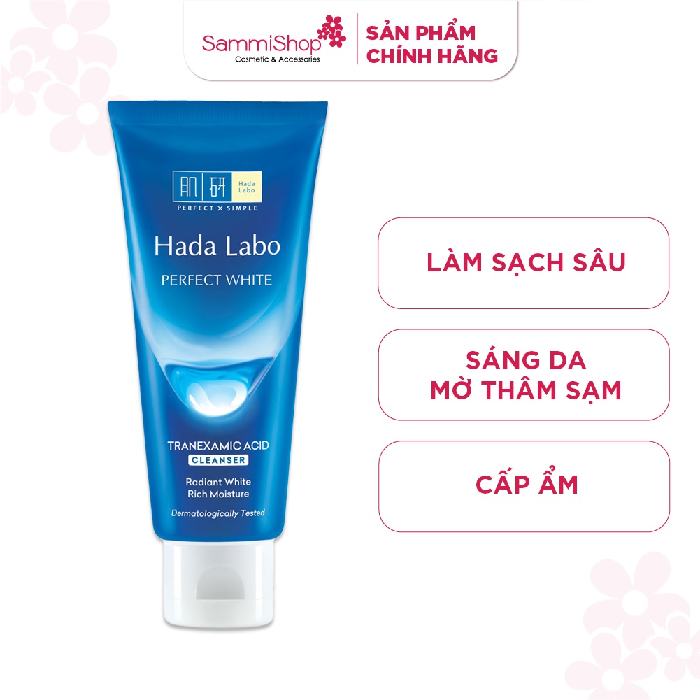 Rohto Mentholatum Hada Labo Hada Labo Perfect White Tranexamic Acid Cleanser