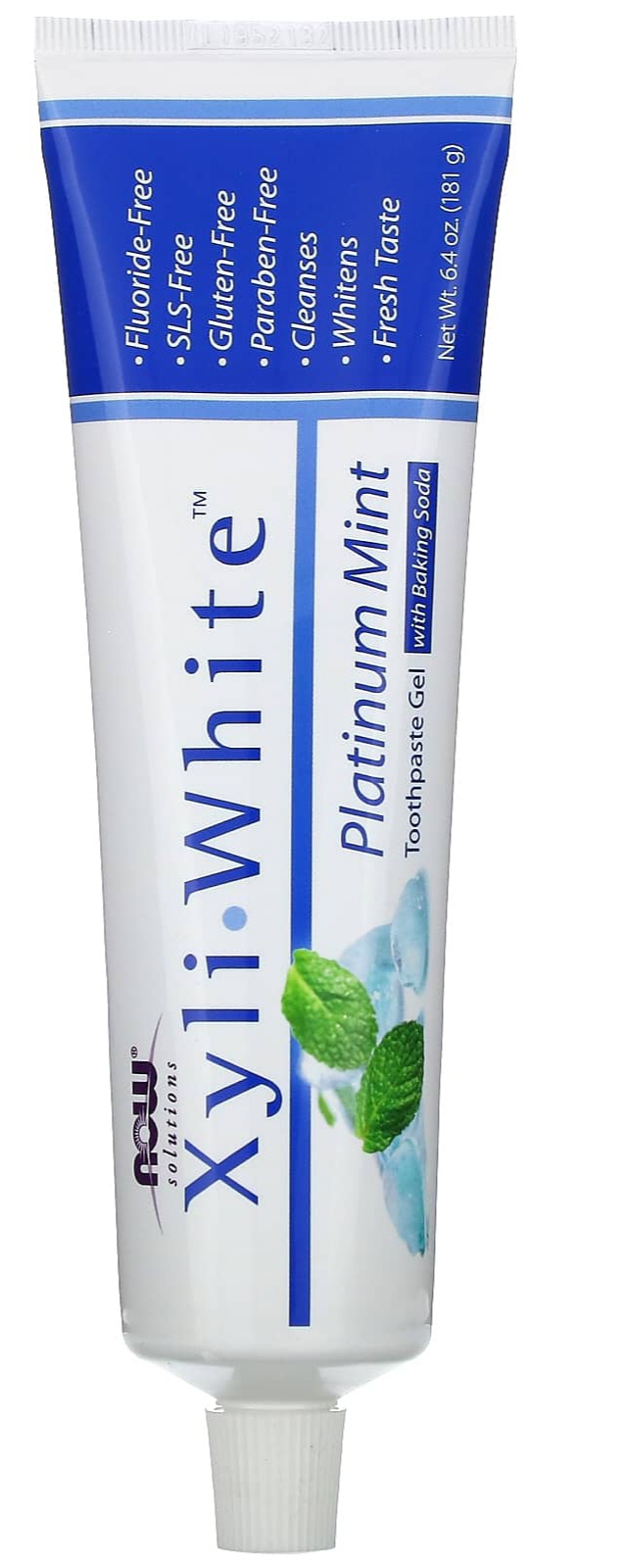 Now Foods Solutions Xyliwhite Toothpaste Gel - Platinum Mint