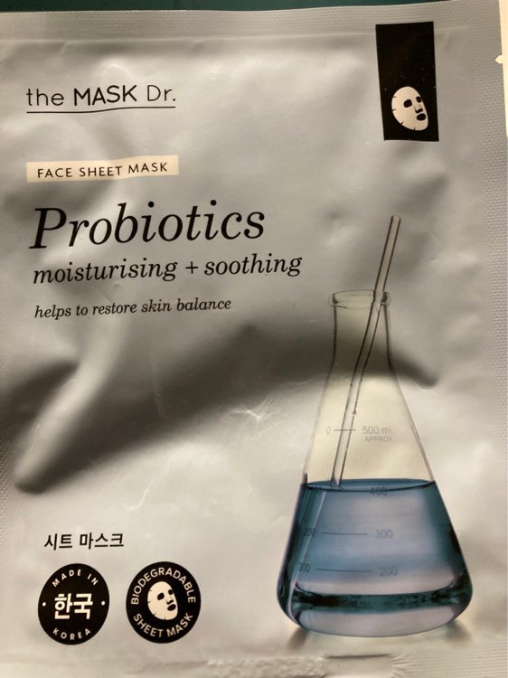 the mask dr. Face Sheet Mask Probiotics