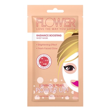 FLOWER Beauty Power Up! Sheet Mask Radiance Boosting