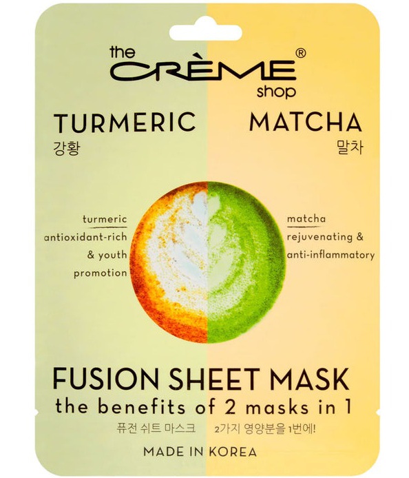 The Creme Shop Turmeric & Matcha Fusion Sheet Mask