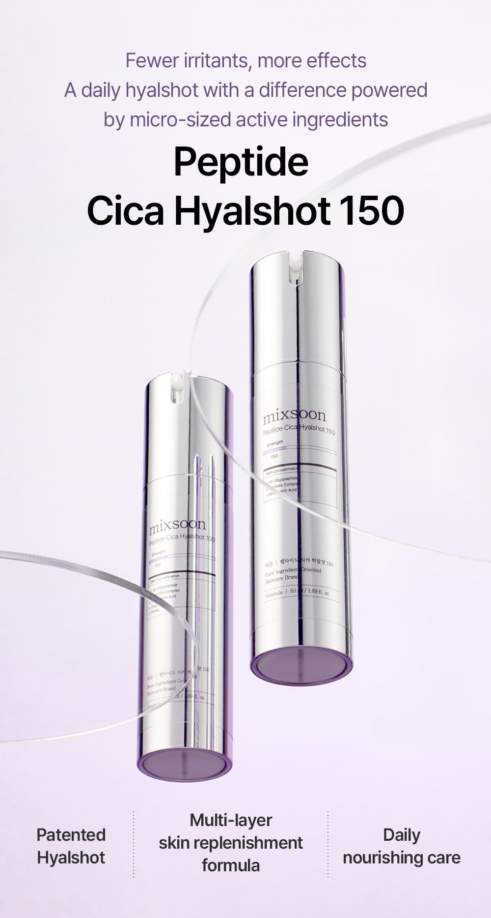 Mixsoon Peptide Cica Hyalshot 150