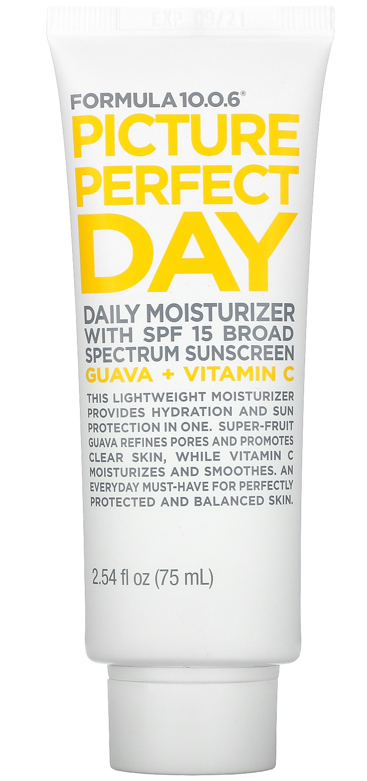 Formula 10.0.6 Picture Perfect Day, Daily Moisturizer With SPF 15 Broad Spectrum Sunscreen
