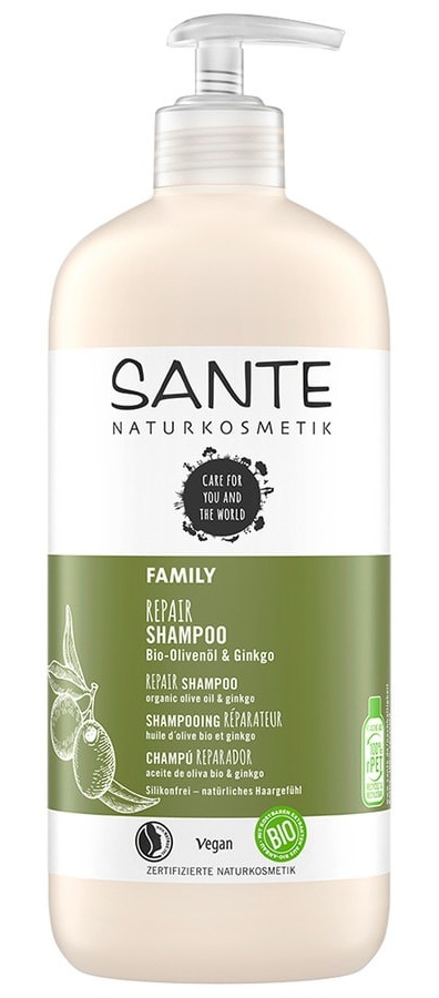 Sante Naturkosmetik Haarpflegefamily Repair Shampoo - Olivenöl & Gingko