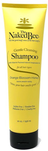 The Naked Bee Gentle Cleansing Shampoo For All Hair Types, Orange Blossom Honey