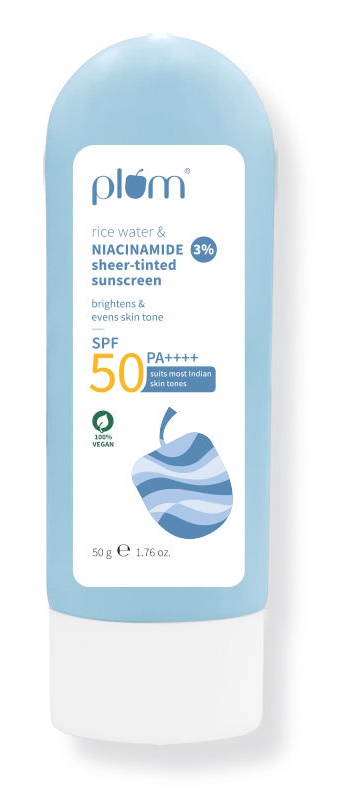 PLUM Rice Water And Niacinamide Sheer-tinted Sunscreen