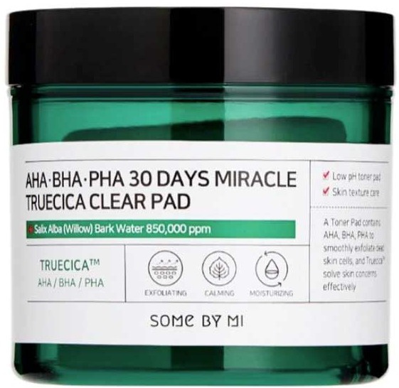 AHA, BHA, PHA 30 Days Miracle Truecica Clear Pad