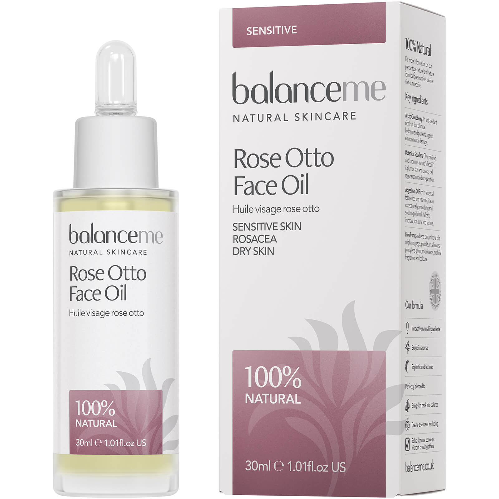 Balance Me Rose Otto Face Oil
