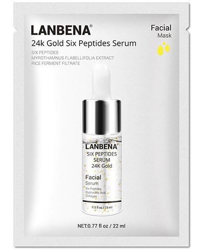 Lanbena Six Peptides Serum Facial Mask