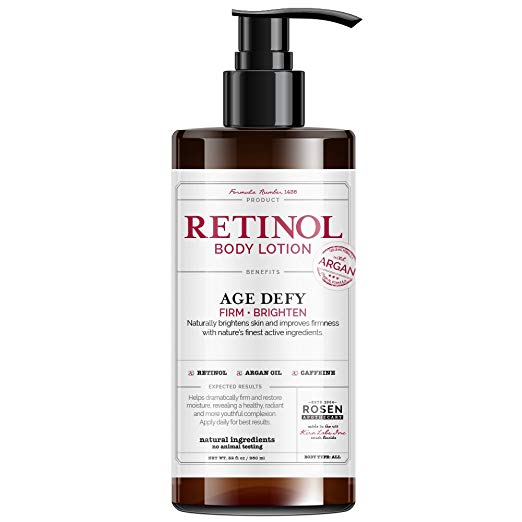Rosen Apothecary Anti-Aging Retinol Body Lotion - Age Defy - Body Firms & Brightens