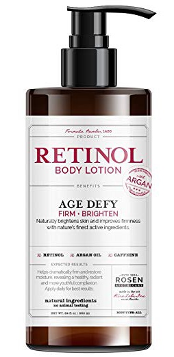 Rosen Apothecary Anti-Aging Retinol Body Lotion - Age Defy - Body Firms & Brightens