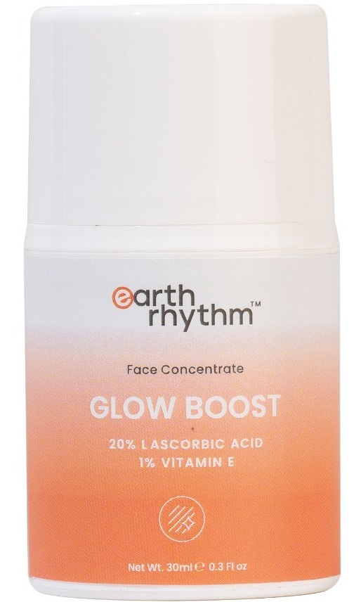 Earth Rhythm Glow Boost Concentrate With 20% L Ascorbic Acid 1% Vitamin E - Liposome Technology