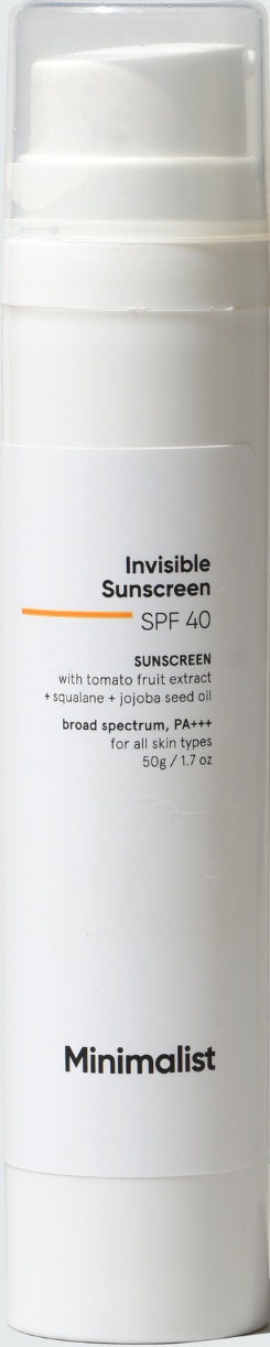 Be Minimalist Invisible SPF 40 Sunscreen