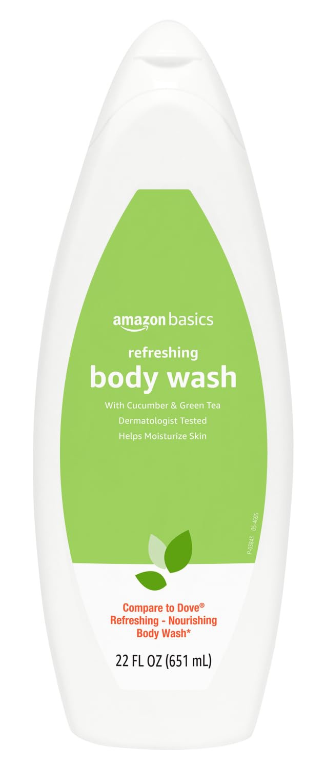 Amazon Basics Body Wash For Refreshing Skin, Cucumber