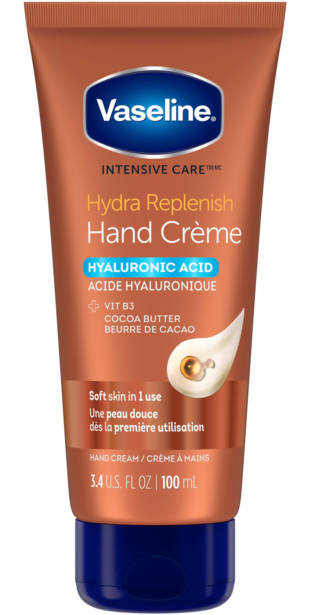 Vaseline Intensive Care Hydra Replenish With Hyaluronic Acid And Cocoa Butter Hand Cream