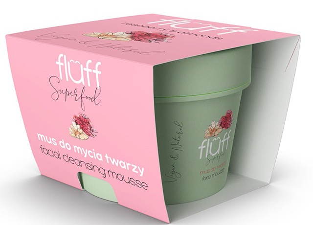 Fluff Superfood Facial Cleansing Mousse Raspberry & Almond