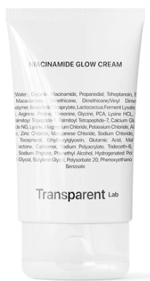 Transparent lab Niacinamide Glow Cream