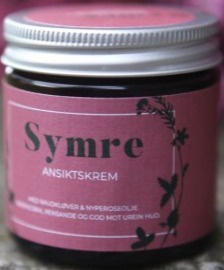 Symre Ansiktskrem med Raudkløver, Nyperoseolje Og Rosegeranium