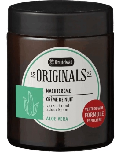 sector fotografie Afdeling Kruidvat Originals Nachtcrème Aloë Vera ingredients (Explained)