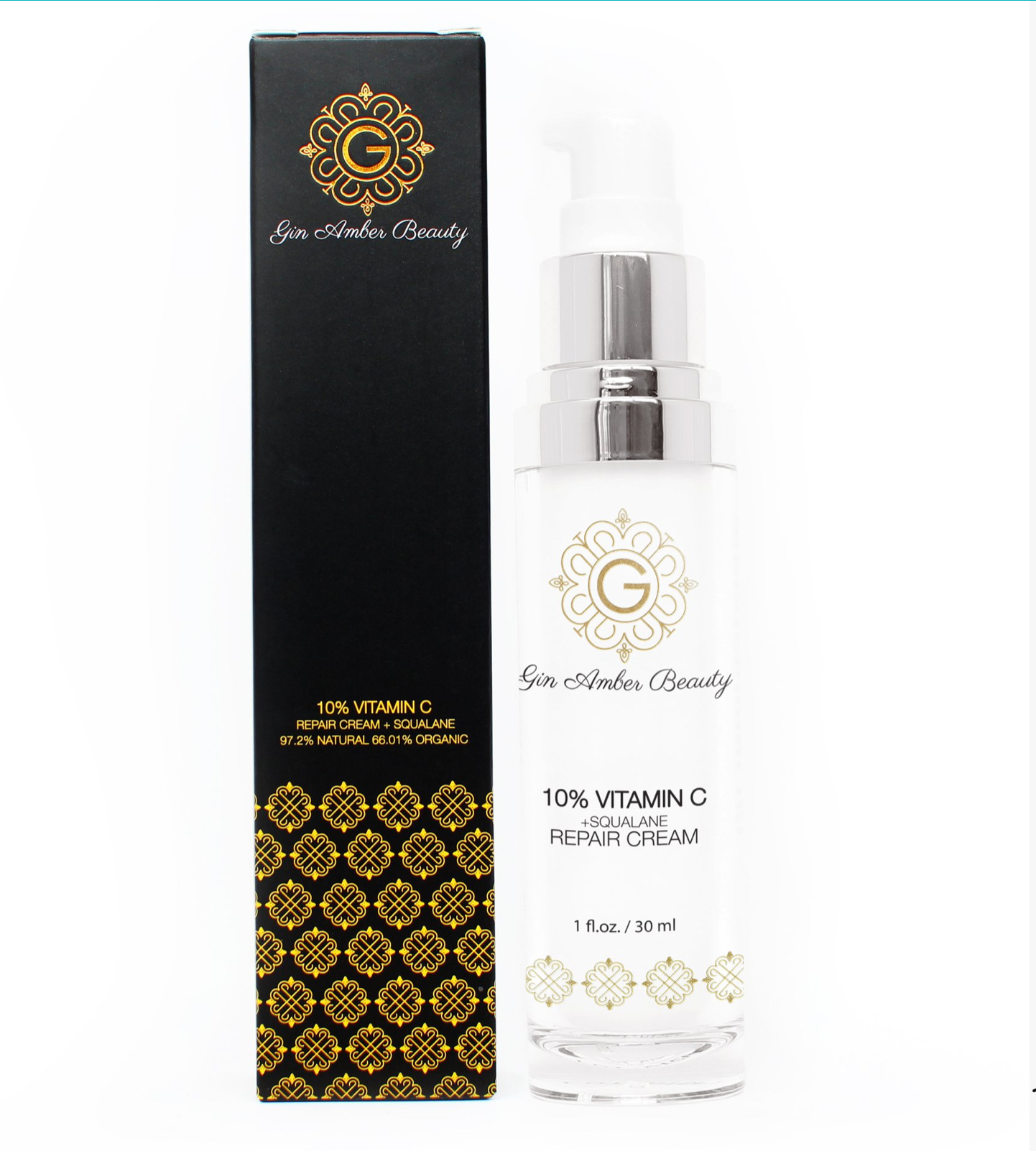 Gin Amber Beauty 10% Vitamin C + Squalane Repair Cream