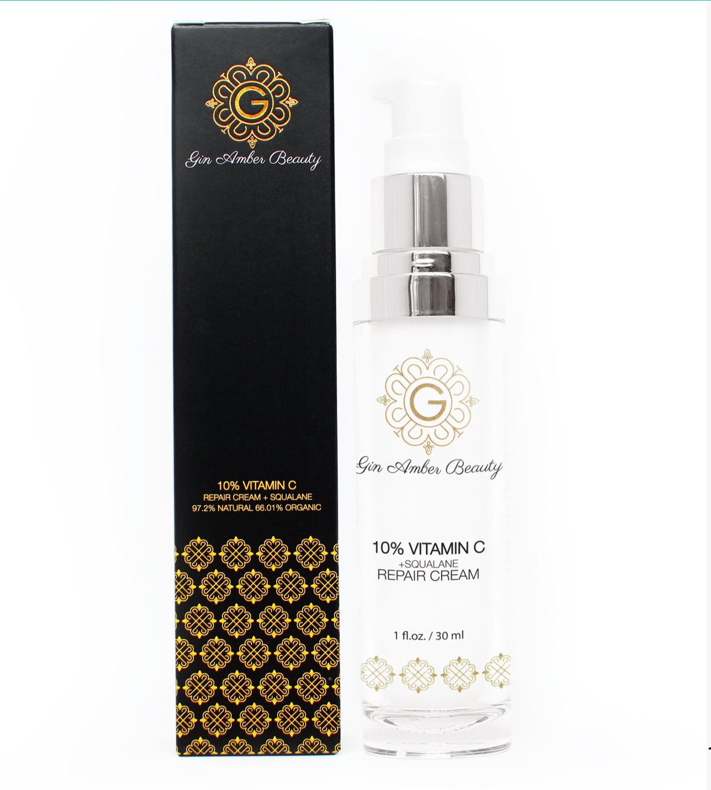 Gin Amber Beauty 10% Vitamin C + Squalane Repair Cream