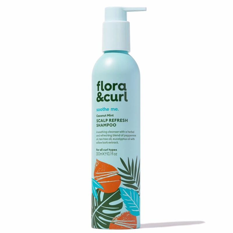 Flora & Curl Coconut Mint Scalp Refresh Shampoo