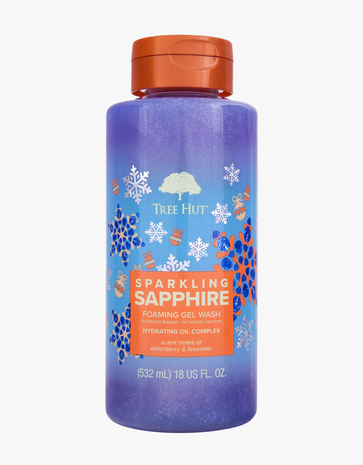 Tree Hut Sparkling Sapphire Elderberry & Lavender Foaming Gel Wash