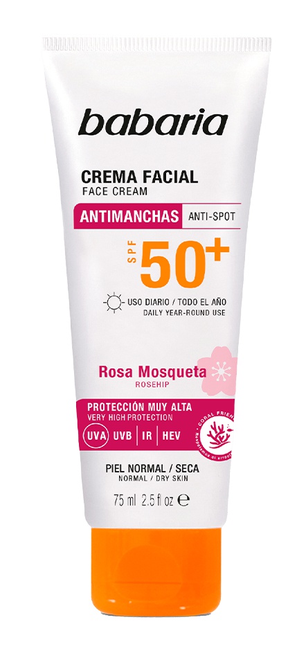 Babaria Crema Facial Antimanchas Rosa Mosqueta