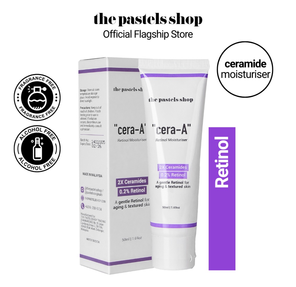 The Pastels Shop Cera-a 0.2% Retinol Moisturiser