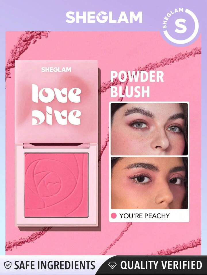 SheGlam Love Dive Tender Heart Powder Blush