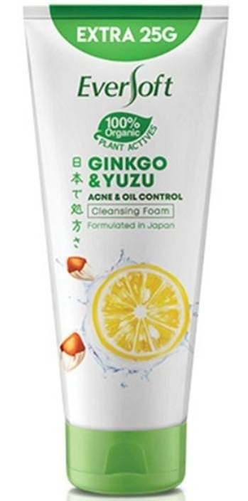 Eversoft Ginkgo & Yuzu Acne & Oil Control Cleansing Foam
