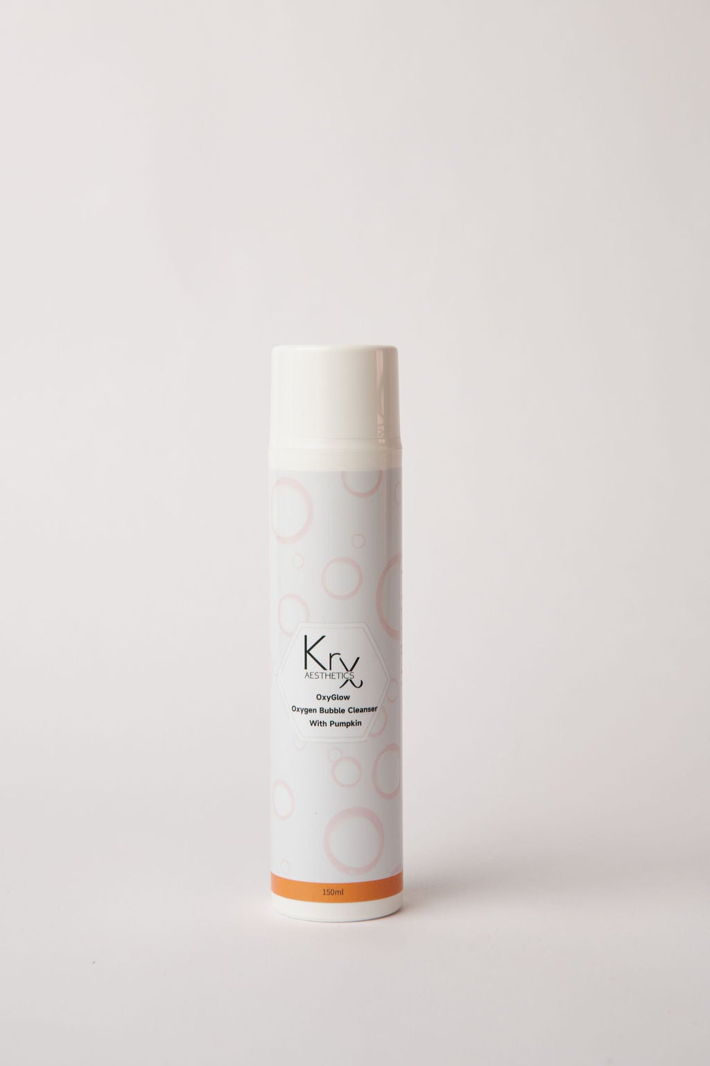 KrX Aesthetics Oxyglow Oxygen Bubble Cleanser With Pumpkin