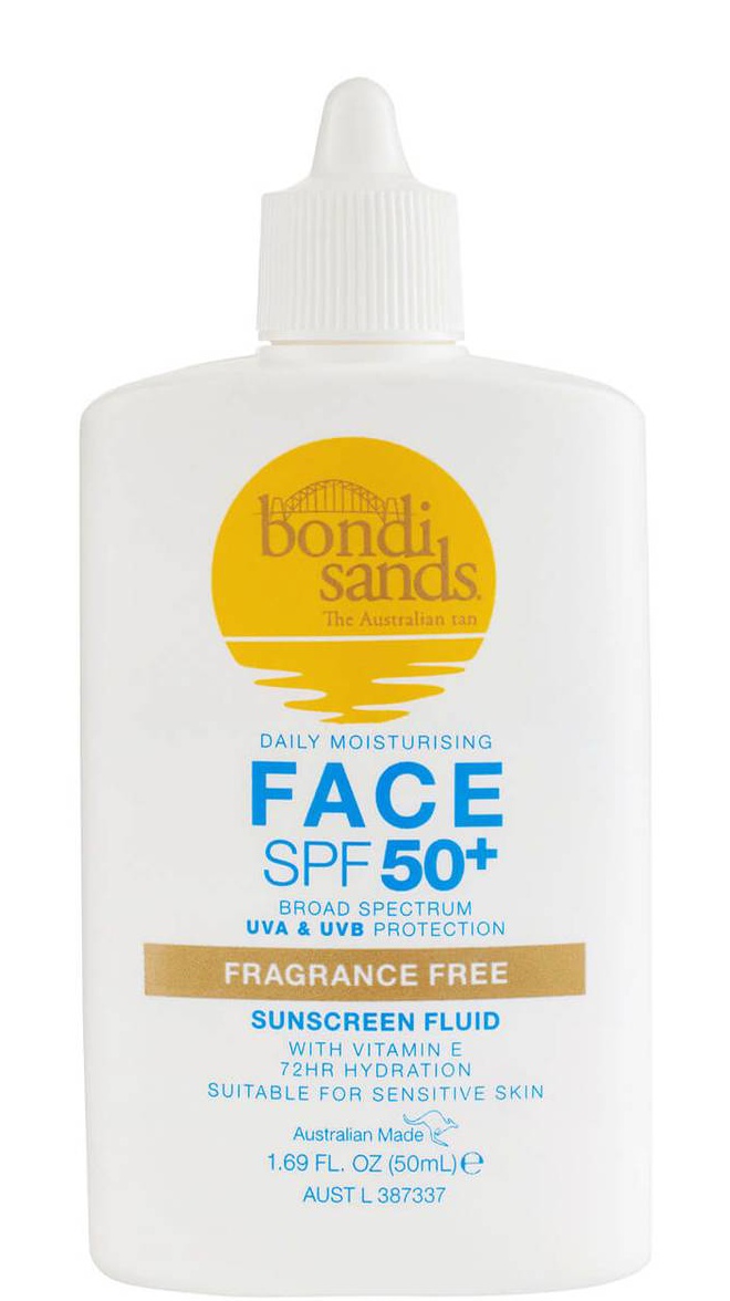 Bondi Sands SPF 50+ Fragrance Free 5 Star Face Fluid